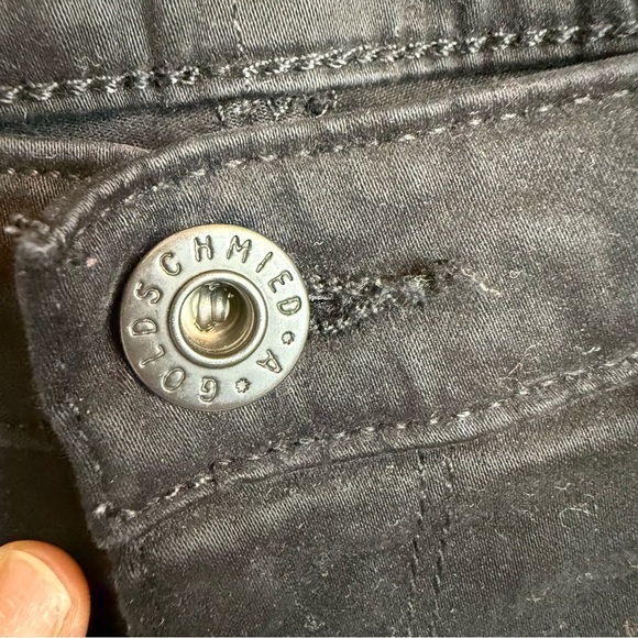 Adriano Goldschmied | The Stevie Ankle | Slim Straight Leg Black Jeans | Sz 31R - Picture 7 of 11